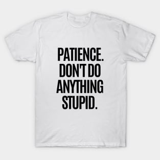 Don't do anything stupid T-Shirt